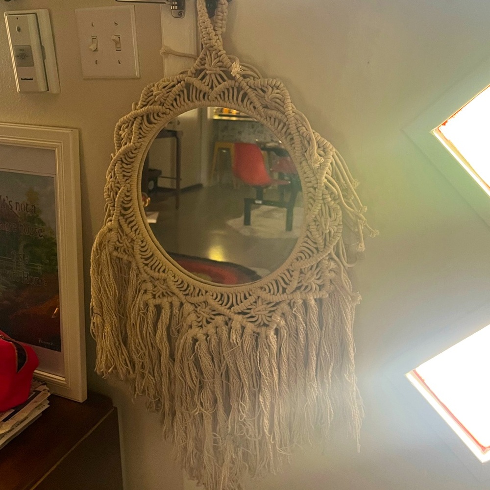 Opalhouse Macrame Wall Mirror